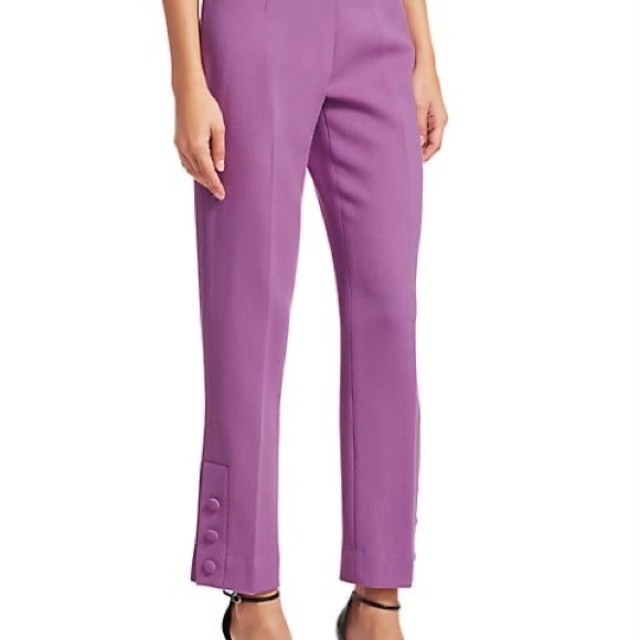 Lela Rose Button Cuff Pants - Picture 2 of 5
